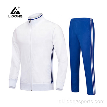 Lidong Custom Hoge Kwaliteit Trainingspak Laatste Mode Lege Velour Trainingspak